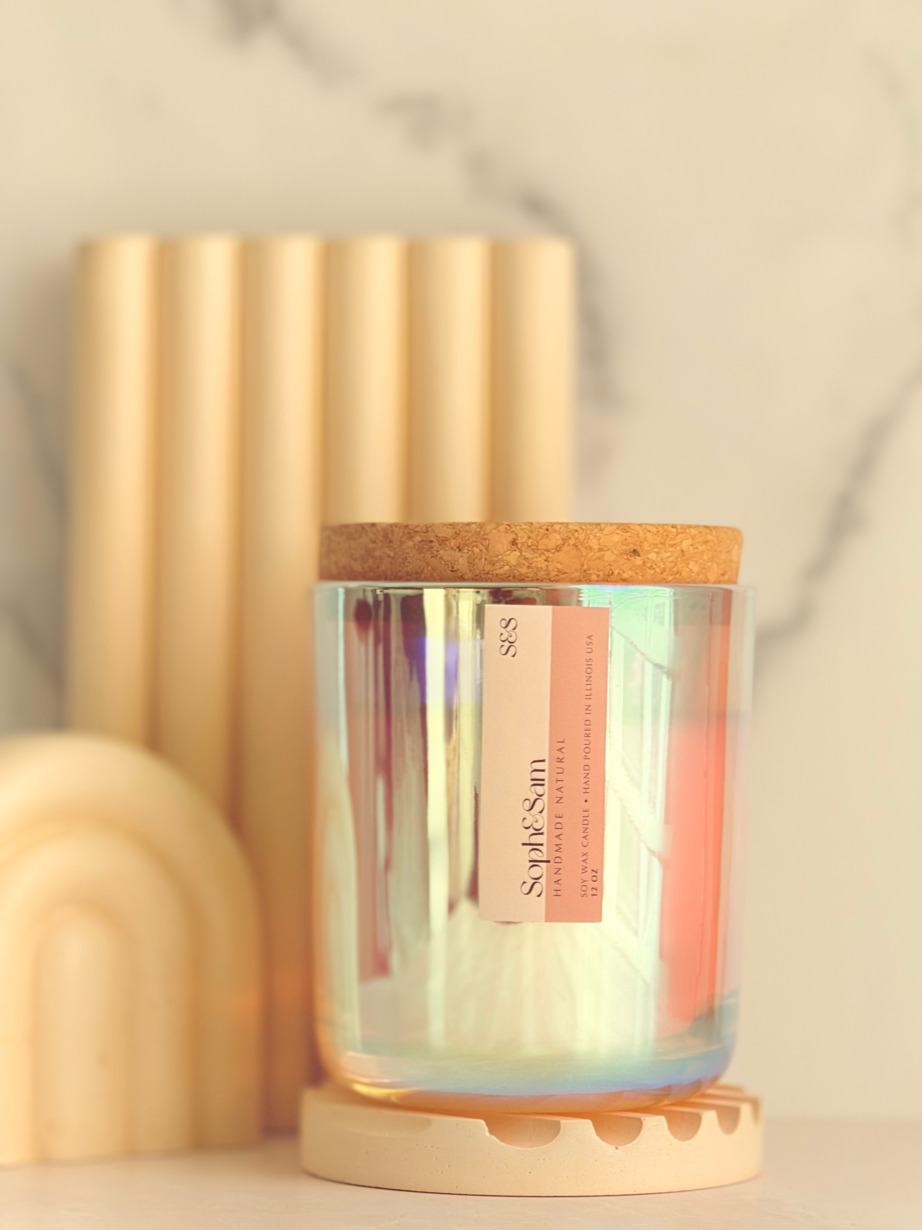 Dragonfruit and hibiscus Soy Wax Candle