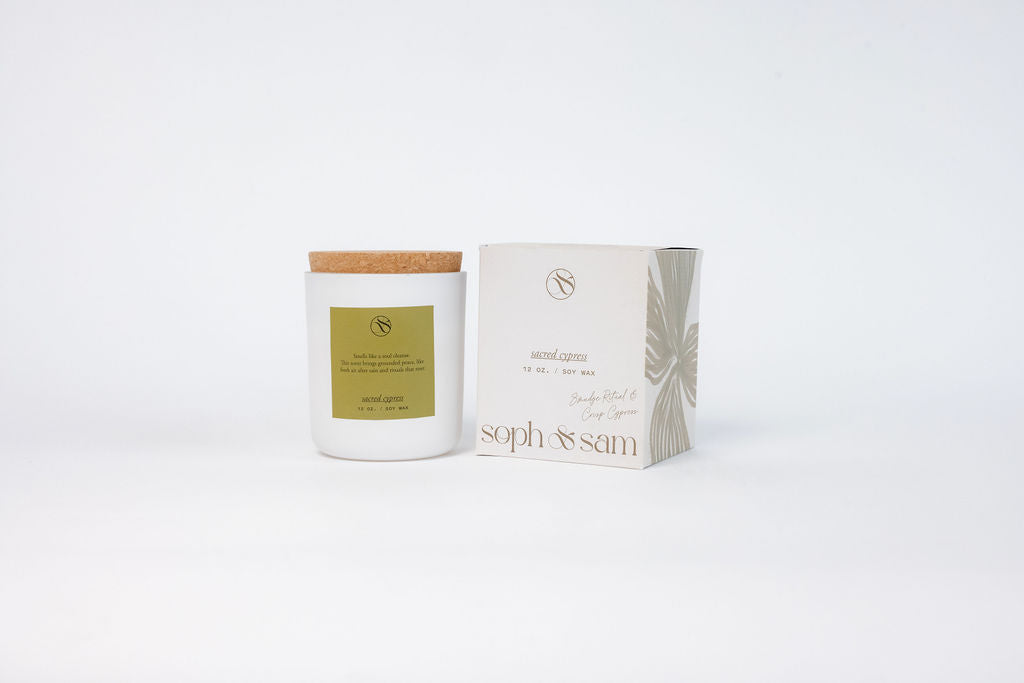 Sacred Cypress - Smudge Ritual & Crisp Cypress Candle