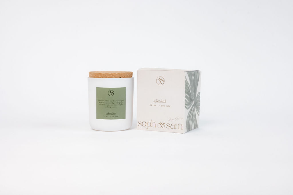 After Dark - Sage & Roses Candle