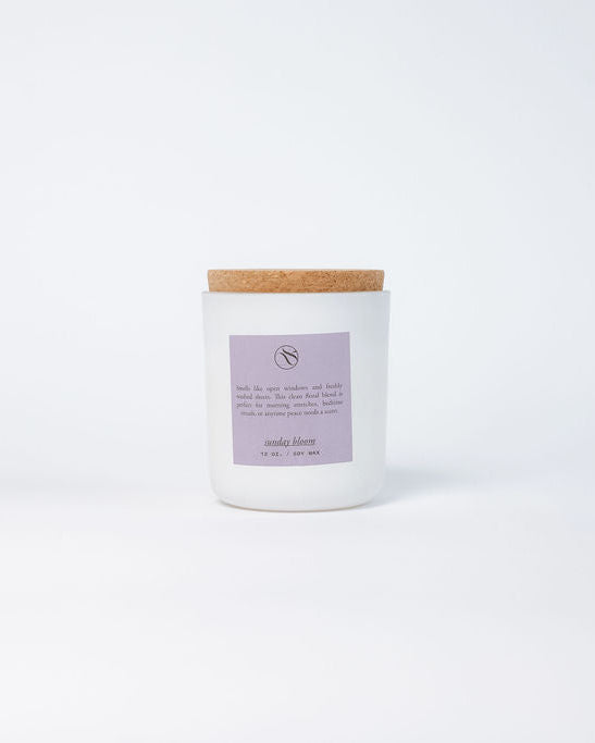 Sunday Bloom - Lavender, Lemon & Mint Candle