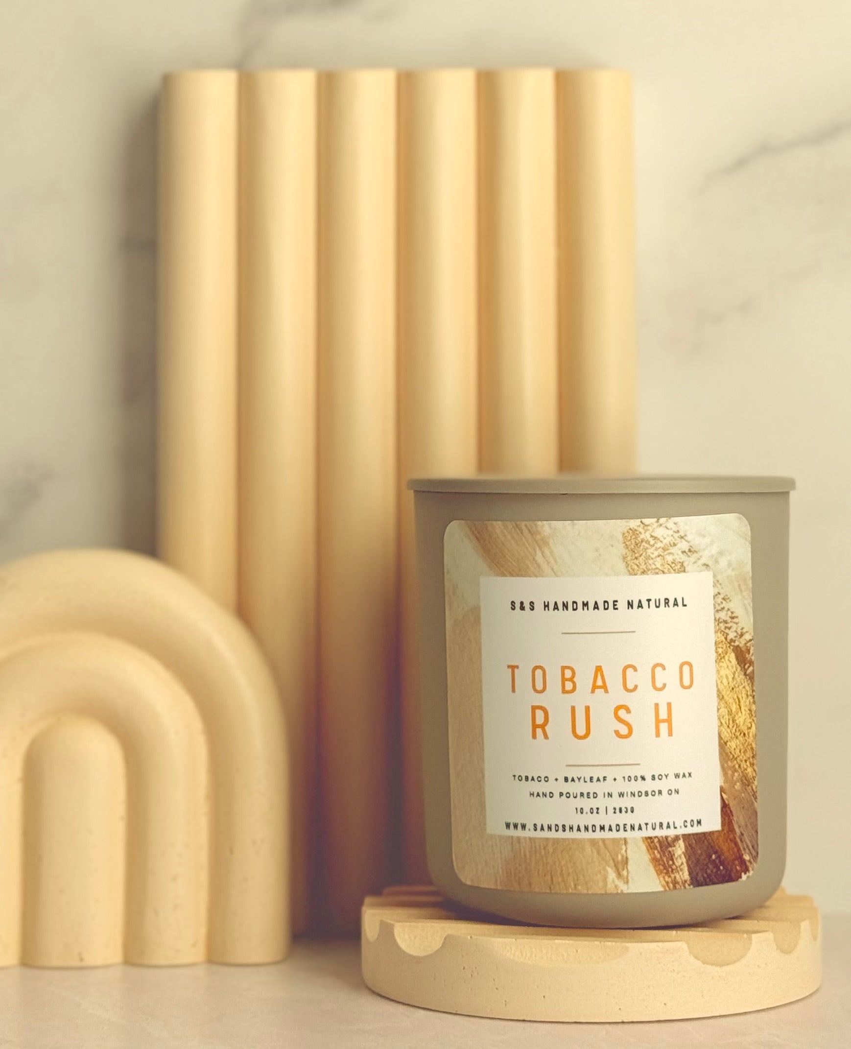 Aura Tobacco Rush Soy Wax Candle