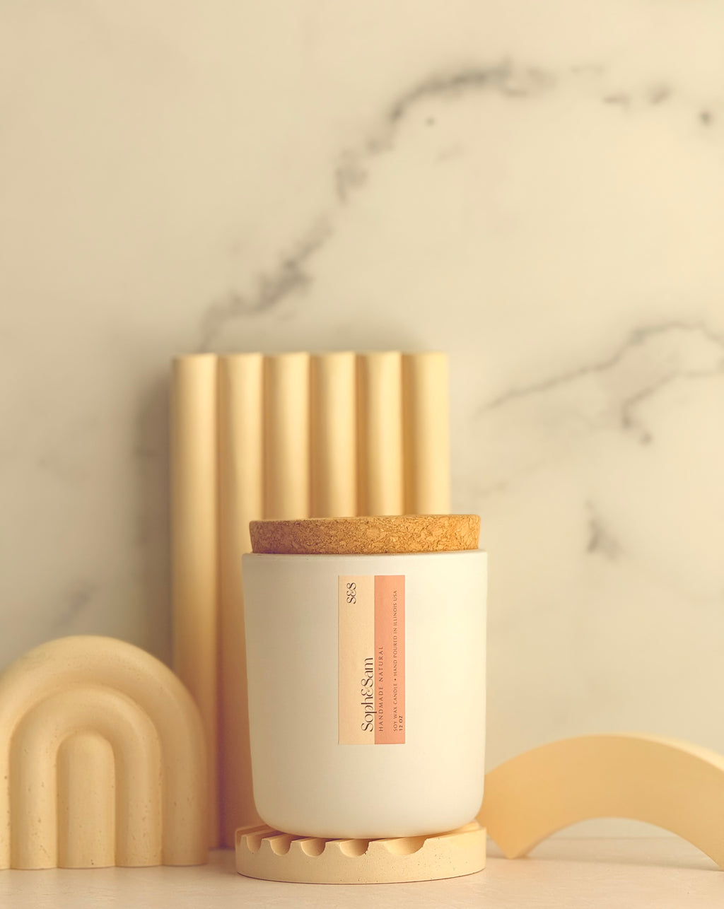 Strawberry Macarons and Vanilla Whip Coconut wax Candle