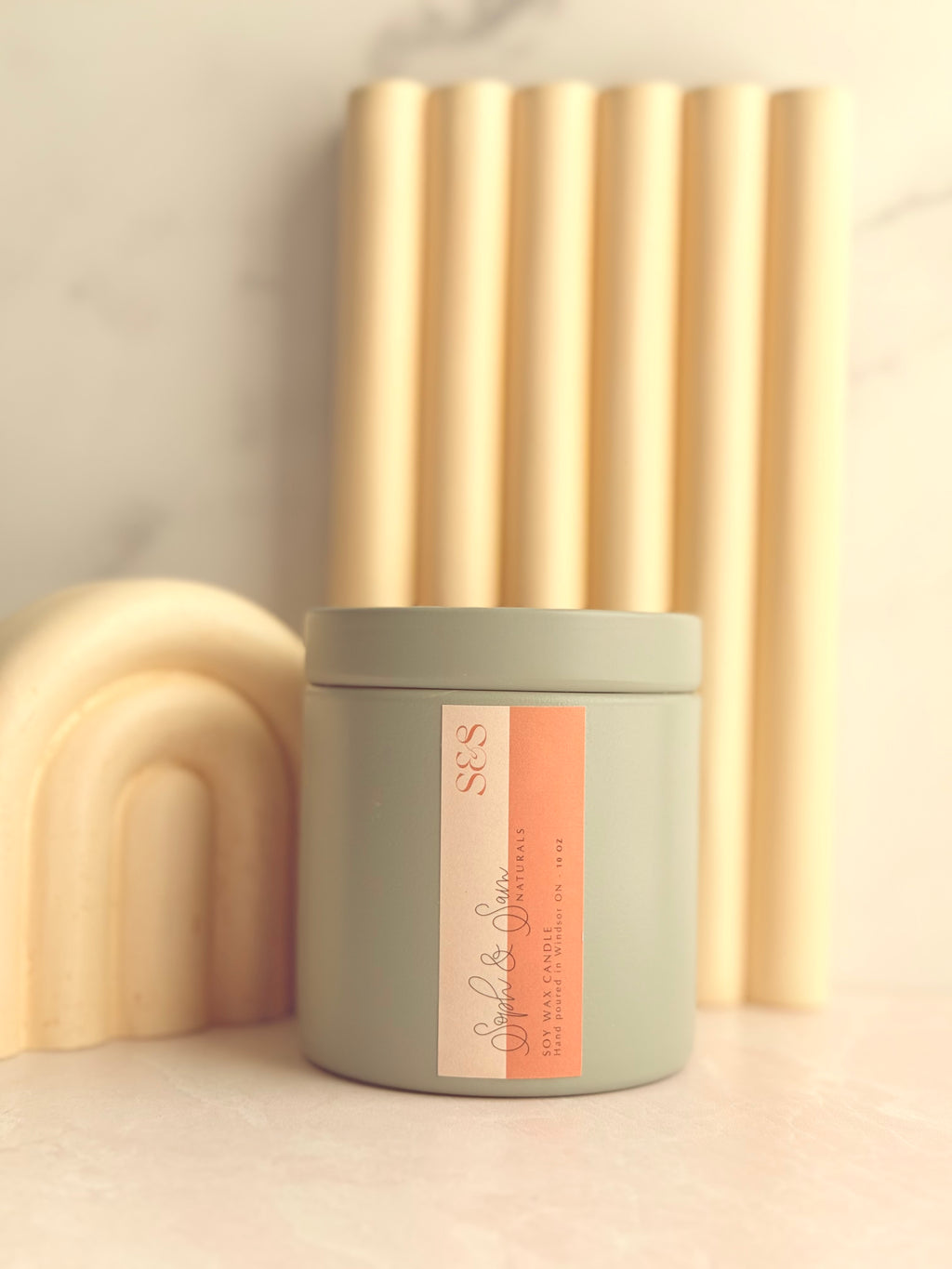 Sage & Roses Soy Wax Candle