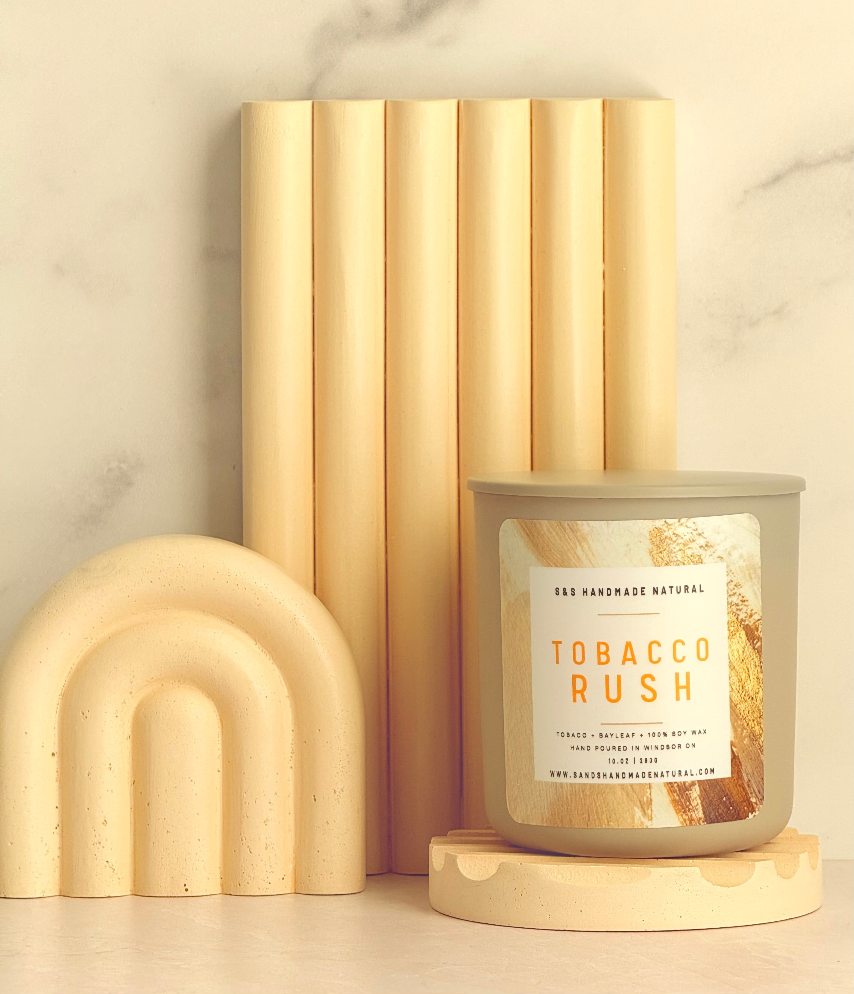 Aura Tobacco Rush Soy Wax Candle