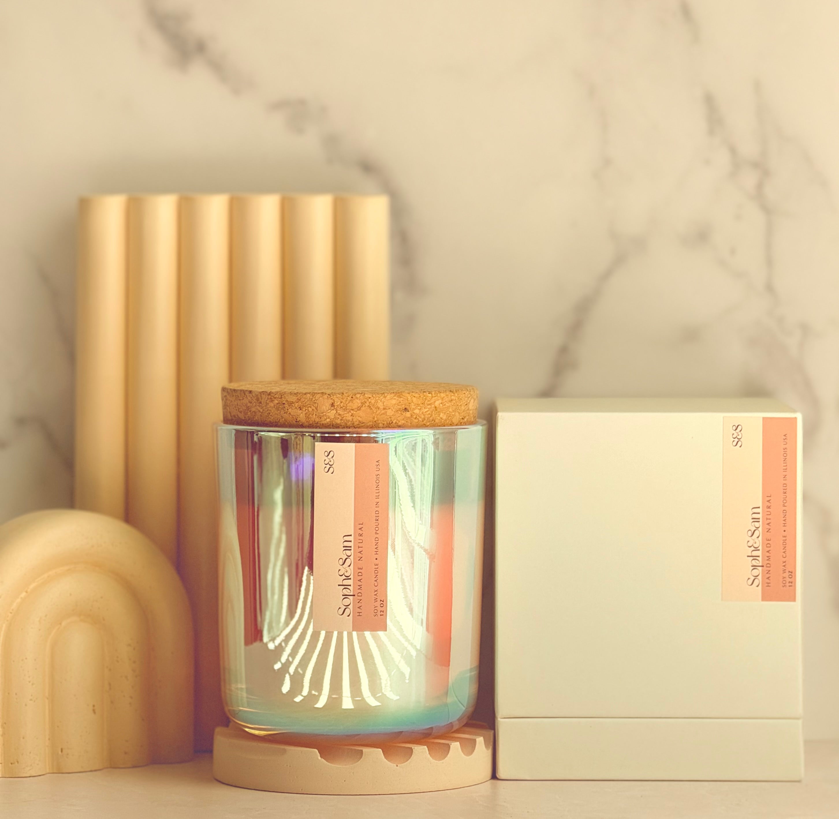 Dragonfruit and hibiscus Soy Wax Candle