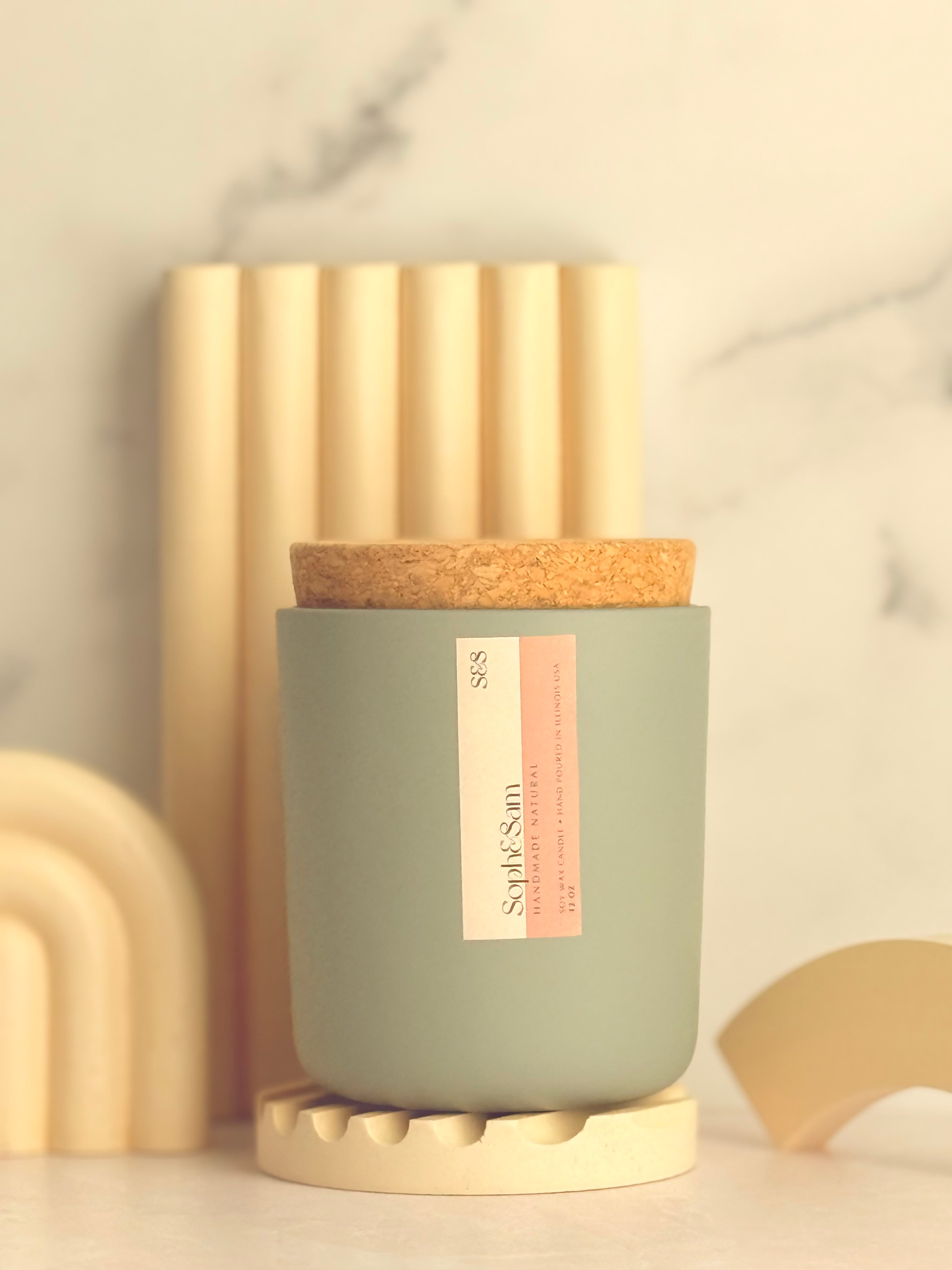 Lemongrass Coconut wax Candle