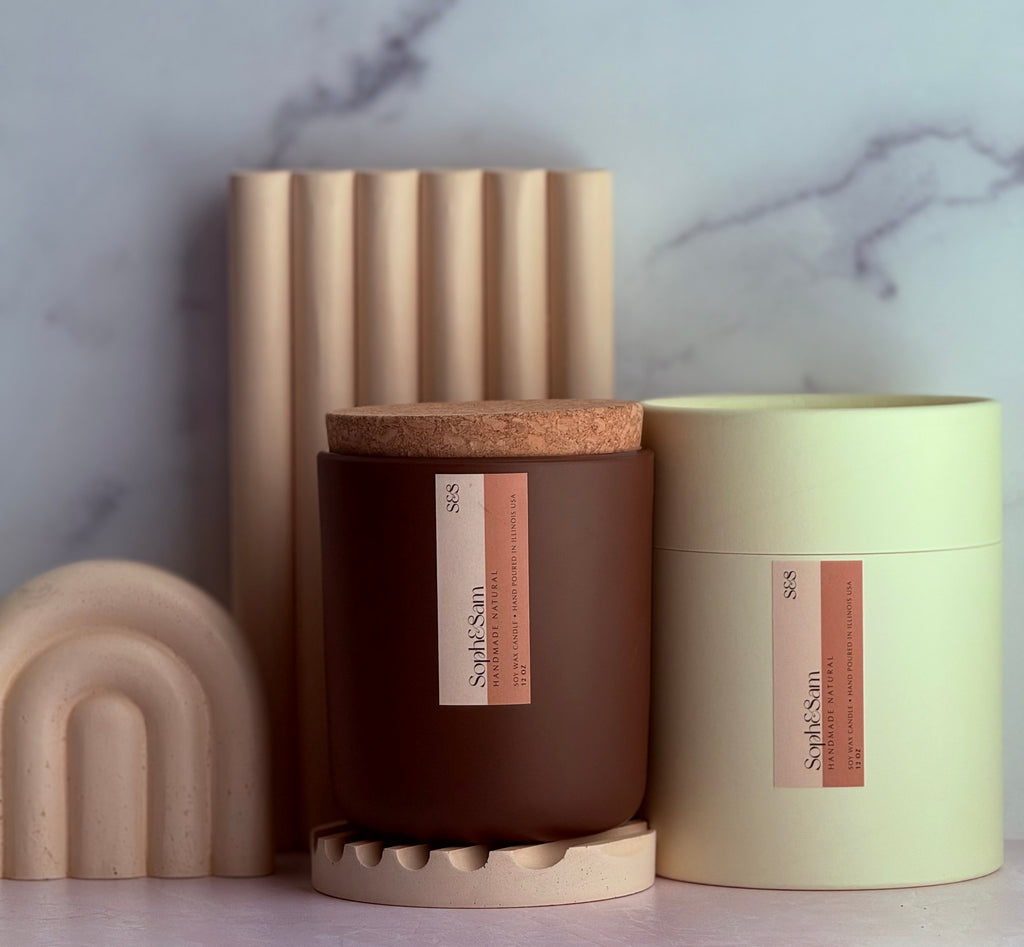 Gelato and Vanilla Coconut wax Candle