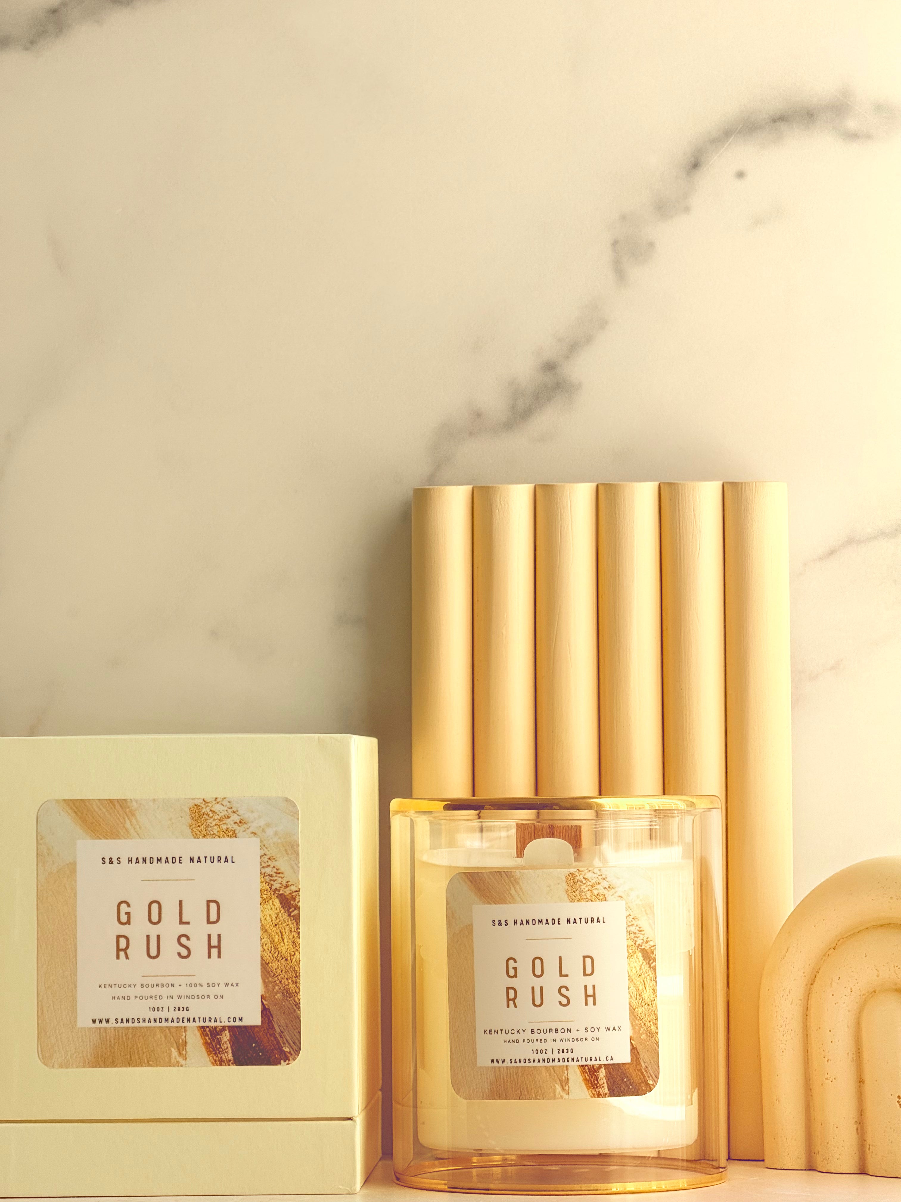 Gold Rush Soy Wax Candle